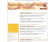 Tablet Screenshot of philippines-food.msg-style.com